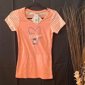 🏈🧡NWT Kavio Girl’s Tampa Bay Rays Top Size Large